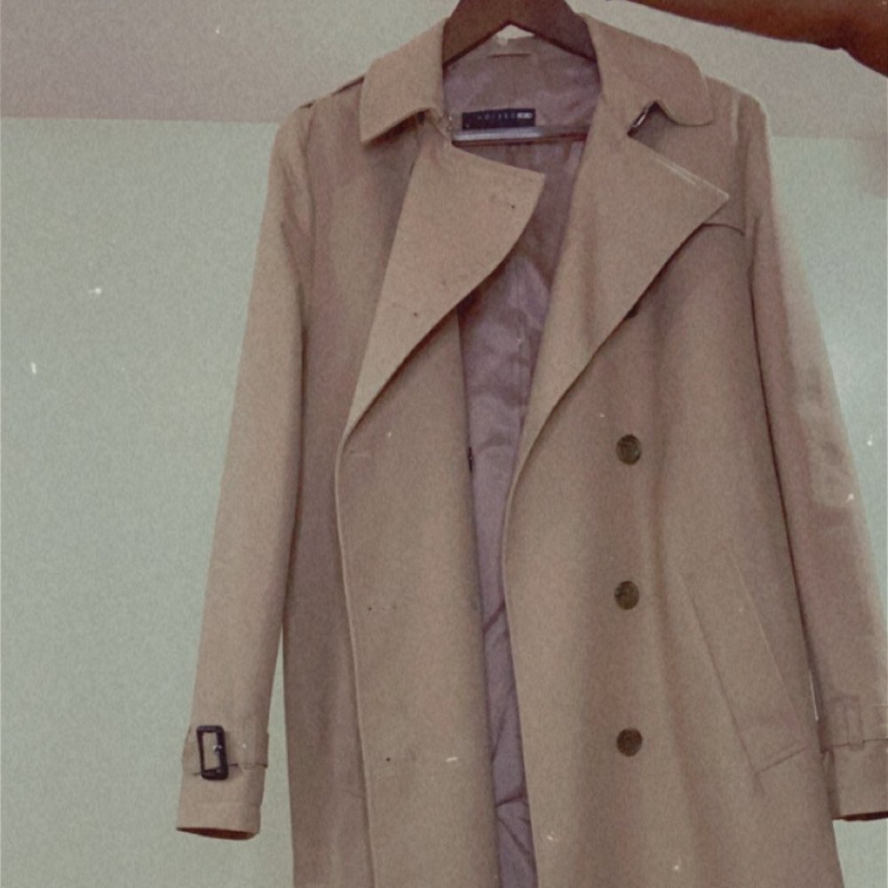 NWOT Asos Water Repellent Trench Coat
